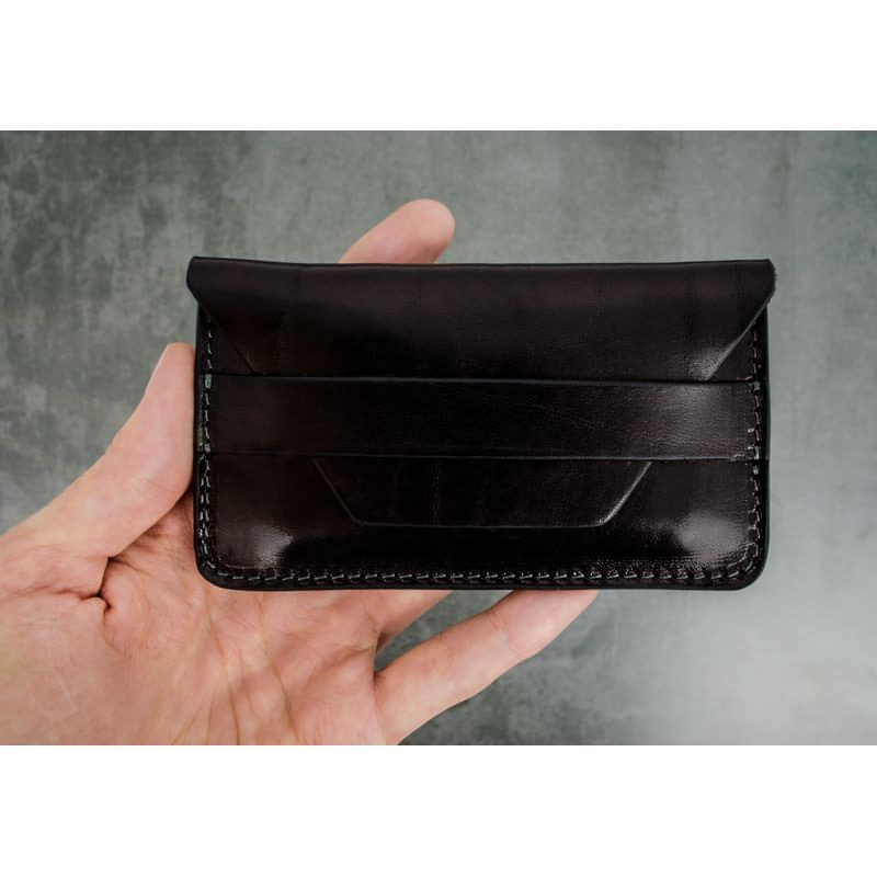 Full Grain Italian Leather Credit Card Holder Business Card Case, Wallet  - Lucky Jim Time Resistance