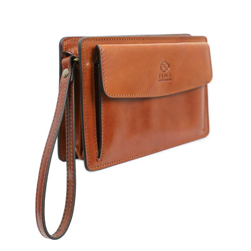 NIUCUNZH Genuine Leather Mens Clutch Bag Man Purse Handbag 12 inches Large Hand  Bag Big Clutch Wallet Dye Brown : Amazon.in: Fashion