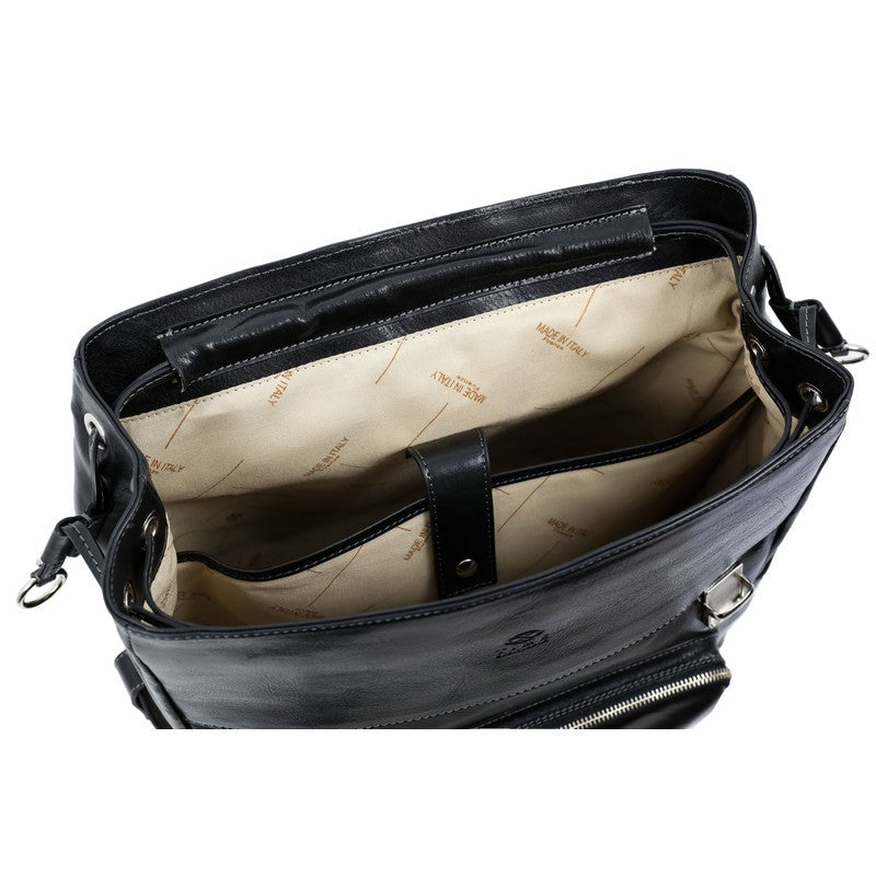 Unisex Full Grain Italian Leather Backpack - The Good Earth Time Resistance