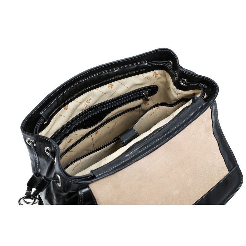 Unisex Full Grain Italian Leather Backpack - The Good Earth Time Resistance