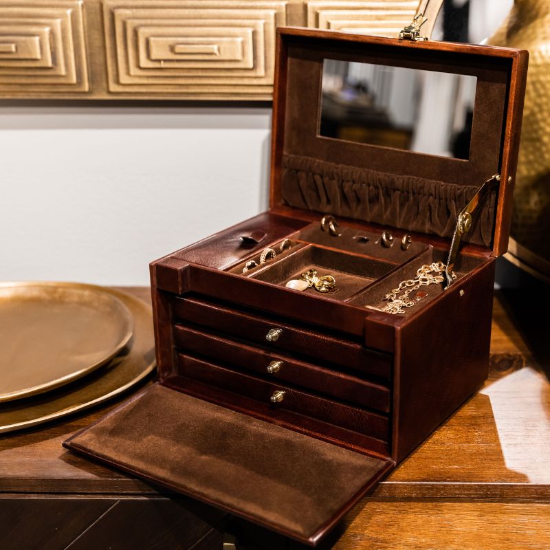 Leather Jewelry Box - Beloved – Time Resistance