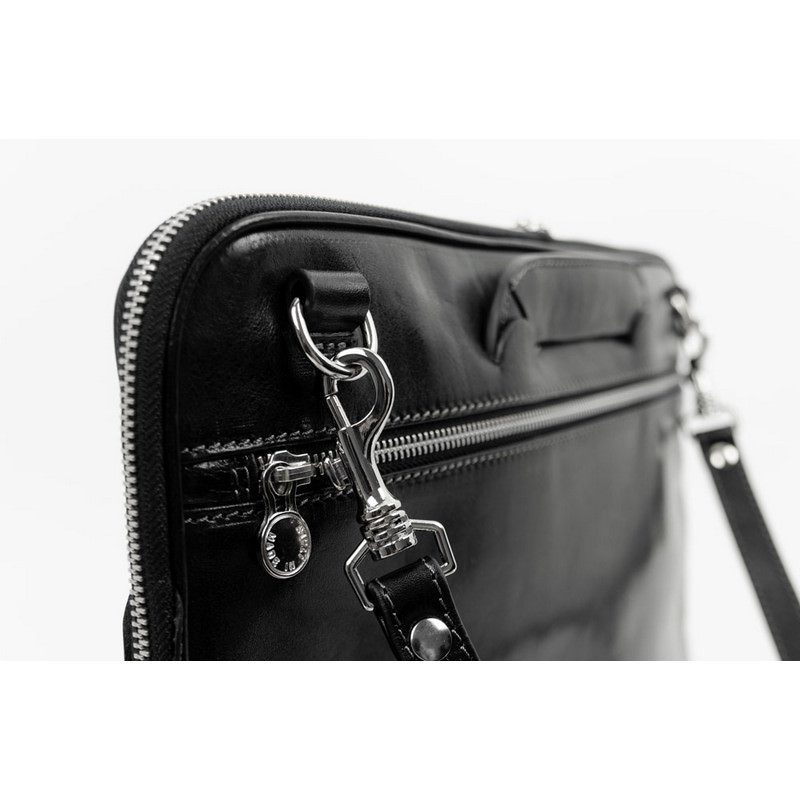 Time Resistance Leather Cross Body Bag - Moonfleet - Frederic St James