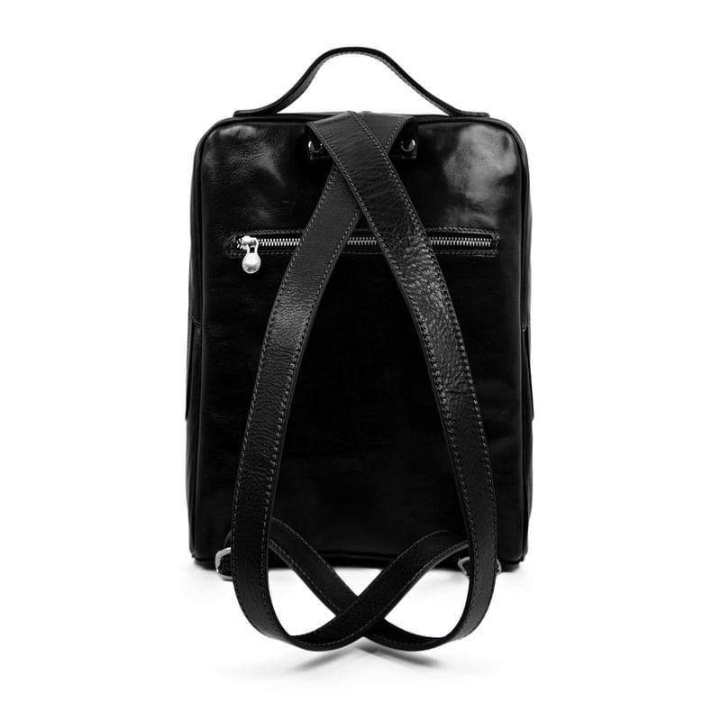 Unisex Full Grain Italian Leather Backpack - The Sun Also Rises Time Resistance