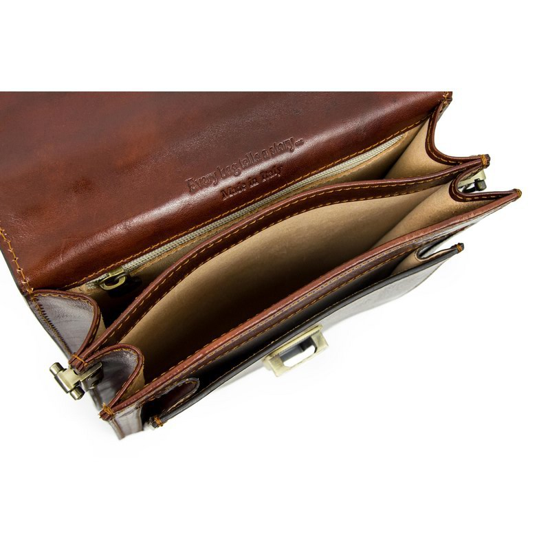 Summer Garden Romance- Bow Small Briefcase | Leather, Small briefcase,  Vegan leather shoulder bag