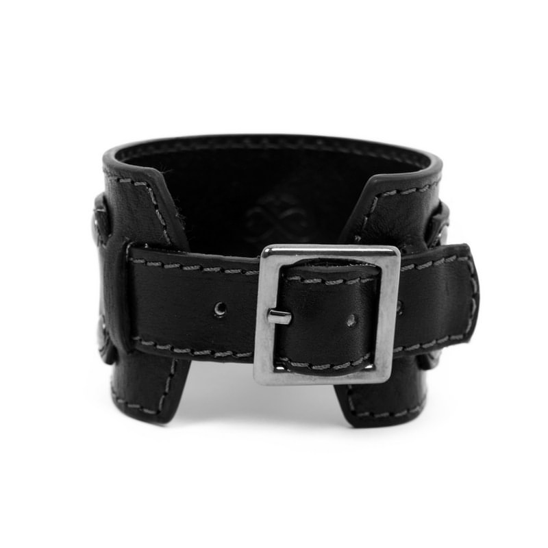 Double Strap Leather Bracelet for Men - The Moviegoer Time Resistance