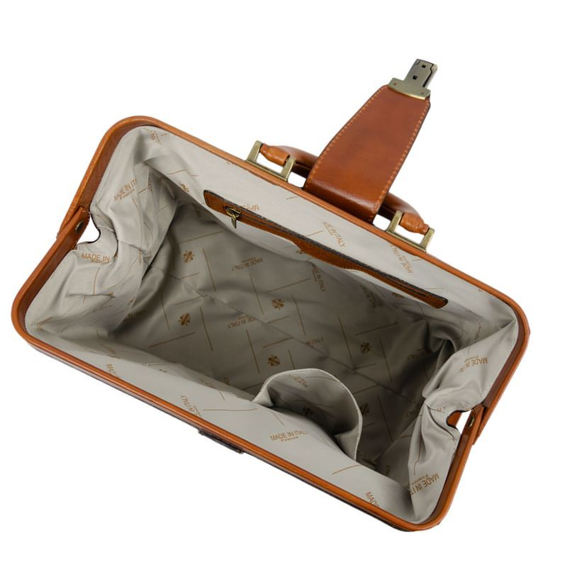 Time Resistance Leather Doctor Bag with Key Lock - Handmade Medical Handbag Doctors Briefcase Para Satchel Unisex