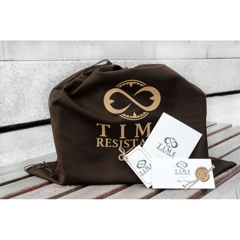 Full Grain Italian Leather Sling Bag Crossbody Bag - The Monk Time Resistance