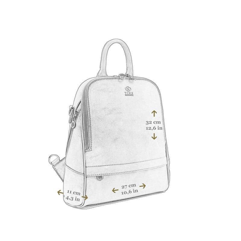 Ladies clearance leather backpack