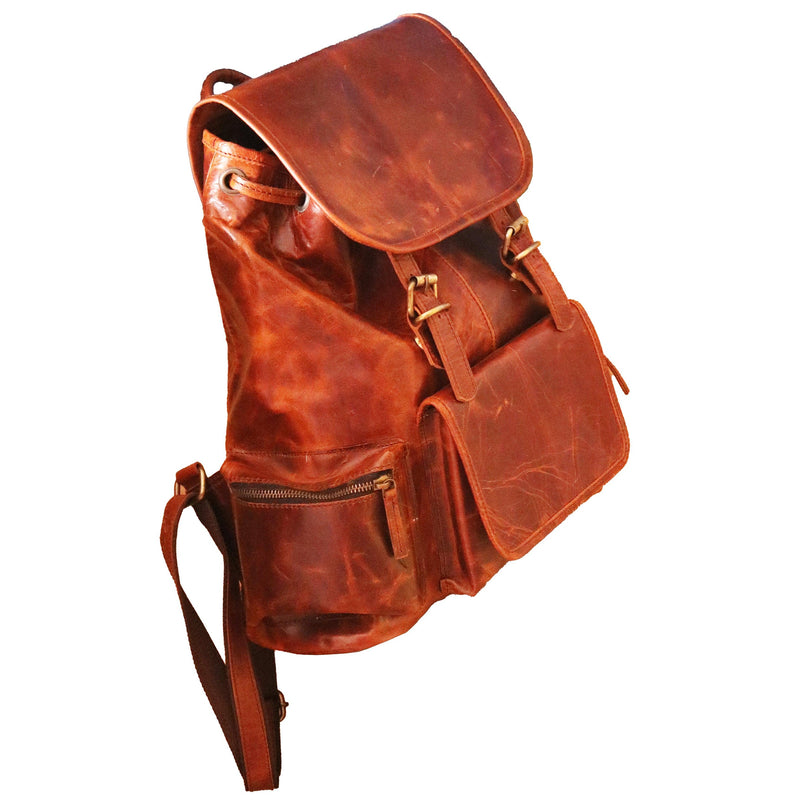 Pompeii Buffalo Handmade Leather Backpack Frederic St James